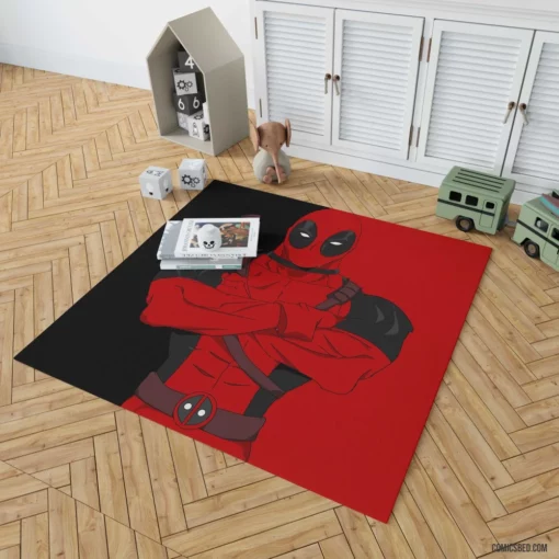 Deadpool Merc Adventures Comic Rug 1