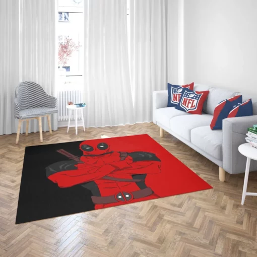 Deadpool Merc Adventures Comic Rug 2