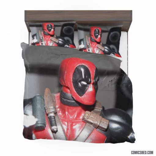 Deadpool Merc Antics Keep Going Comic Bedding Set 1