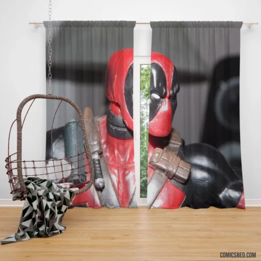 Deadpool Merc Antics Keep Going Comic Curtain