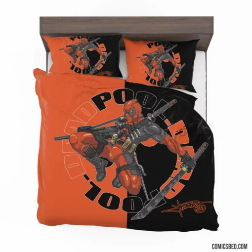 Deadpool Merc Chaos Continues Comic Bedding Set 1