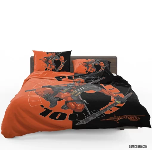 Deadpool Merc Chaos Continues Comic Bedding Set