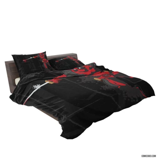 Deadpool Merc Chaotic Journey Comic Bedding Set 2