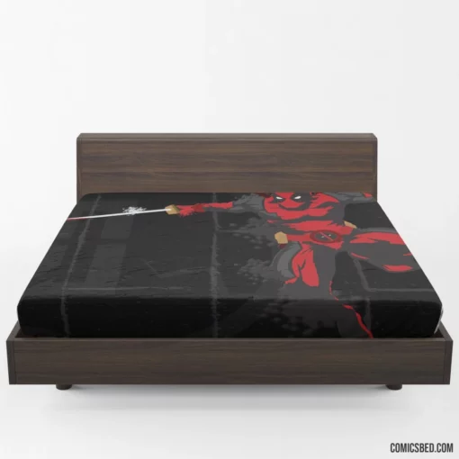 Deadpool Merc Chaotic Journey Comic Fitted Sheet