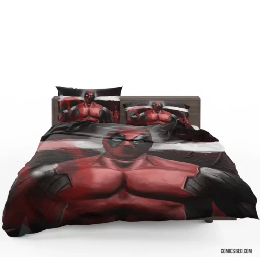 Deadpool Merc Chaotic Saga Unfolds Comic Bedding Set