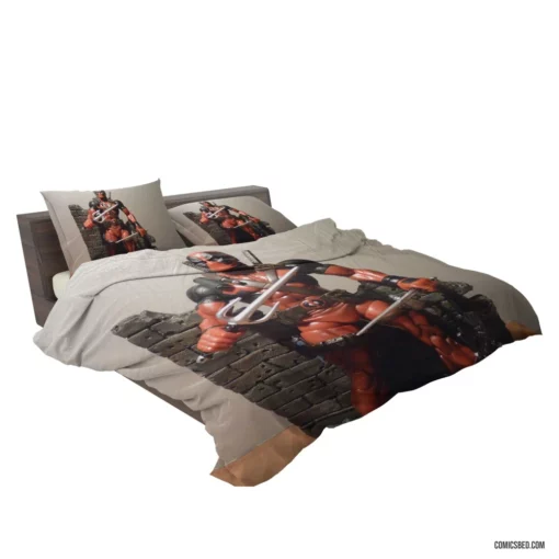 Deadpool Merc Humorous Antics Persist Comic Bedding Set 2