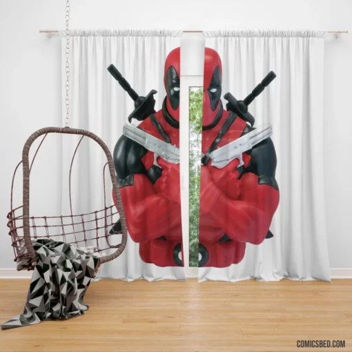 Deadpool Merc Unpredictable Exploits Comic Curtain