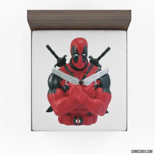 Deadpool Merc Unpredictable Exploits Comic Fitted Sheet 1