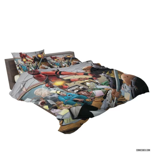 Deadpool Merc With Attitude Comic Bedding Set 2