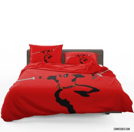 Deadpool Merc with Humor Comic Bedding Set