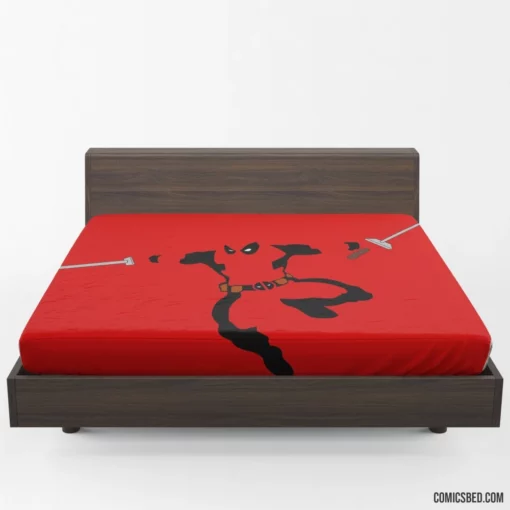 Deadpool Merc with Humor Comic Fitted Sheet