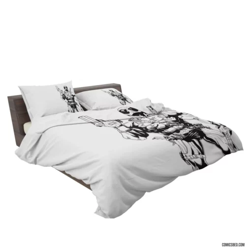 Deadpool Mercenary Exploits Comic Bedding Set 2