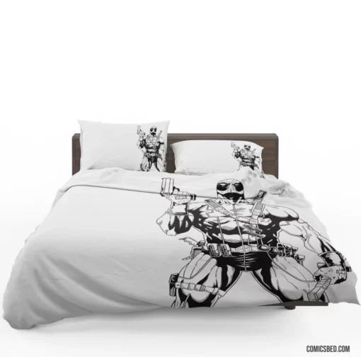 Deadpool Mercenary Exploits Comic Bedding Set