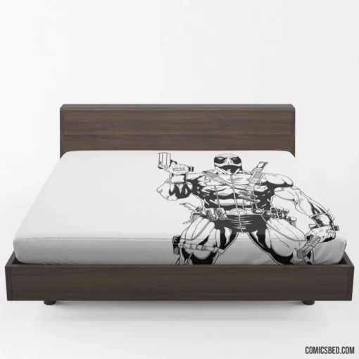 Deadpool Mercenary Exploits Comic Fitted Sheet