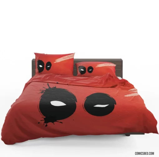 Deadpool Mercenary Mayhem Comic Bedding Set