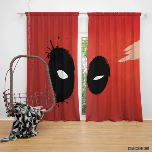 Deadpool Mercenary Mayhem Comic Curtain