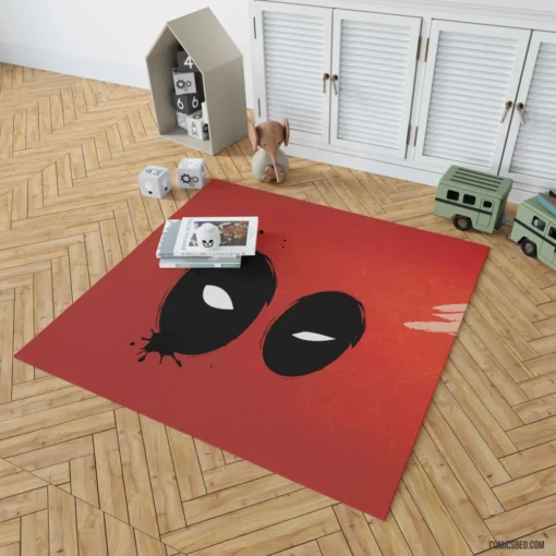 Deadpool Mercenary Mayhem Comic Rug 1