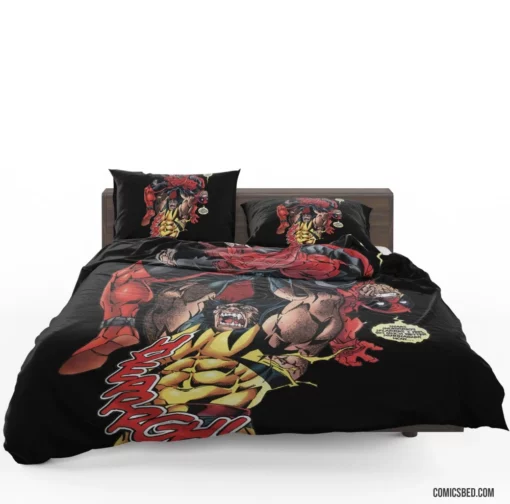 Deadpool Mercenary Tales Comic Bedding Set