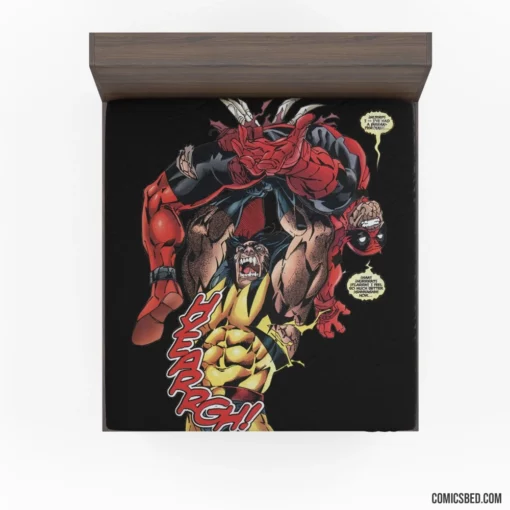 Deadpool Mercenary Tales Comic Fitted Sheet 1