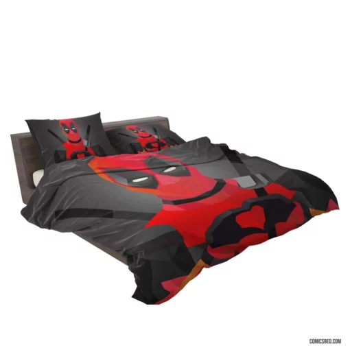 Deadpool Minimalist Merc with Humor Comic Bedding Set 2