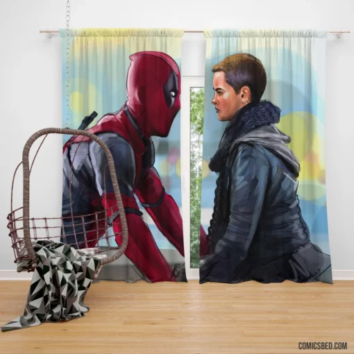 Deadpool Negasonic Teenage Warhead Team-Up Comic Curtain