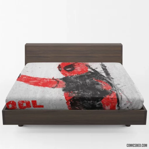 Deadpool Unconventional Hero Comic Fitted Sheet