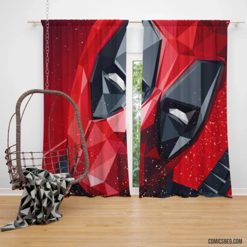 Deadpool Unleashed Marvel Sarcastic Merc Comic Curtain