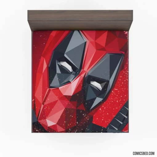 Deadpool Unleashed Marvel Sarcastic Merc Comic Fitted Sheet 1