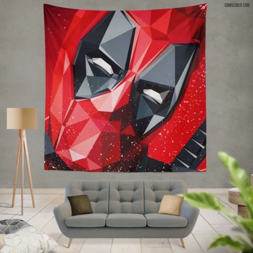 Deadpool Unleashed Marvel Sarcastic Merc Comic Wall Tapestry