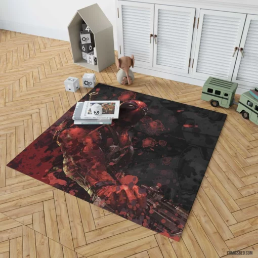 Deadpool Unleashed Merc with a Mouth Comic Rug 1