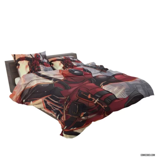 Deadpool Unmasked Marvel Merc Chronicles Comic Bedding Set 2