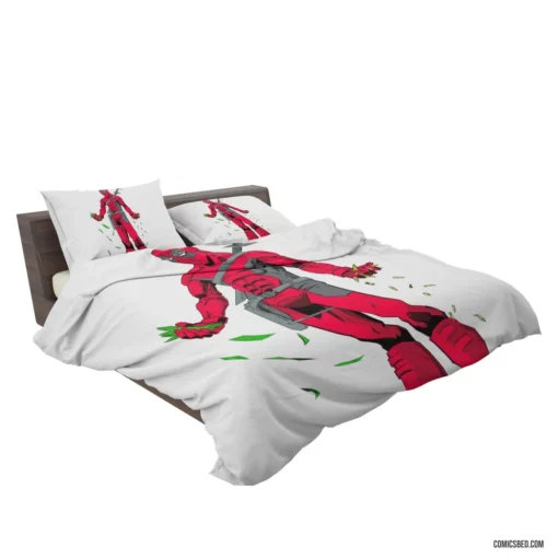 Deadpool Unpredictable Mercenary Comic Bedding Set 2