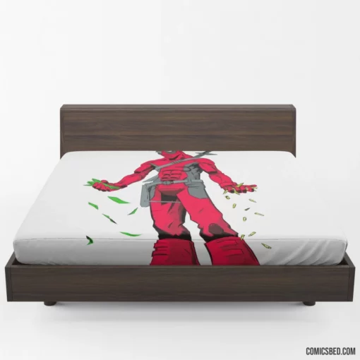 Deadpool Unpredictable Mercenary Comic Fitted Sheet