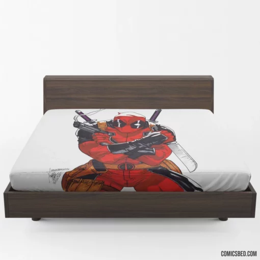 Deadpool Witty Antihero Comic Fitted Sheet