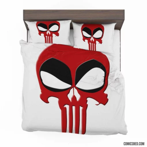 Deadpool vs. Punisher Clash of Chaos Comic Bedding Set 1