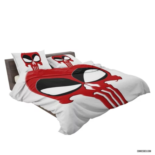 Deadpool vs. Punisher Clash of Chaos Comic Bedding Set 2