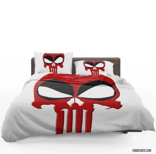 Deadpool vs. Punisher Clash of Chaos Comic Bedding Set