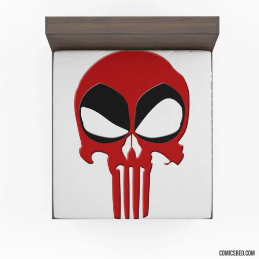 Deadpool vs. Punisher Clash of Chaos Comic Fitted Sheet 1