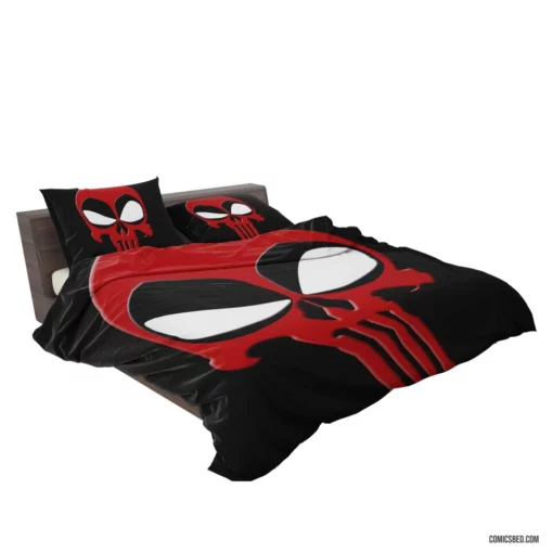 Deadpool vs. Punisher Merc Showdown Comic Bedding Set 2