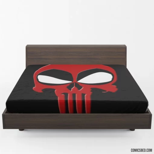 Deadpool vs. Punisher Merc Showdown Comic Fitted Sheet