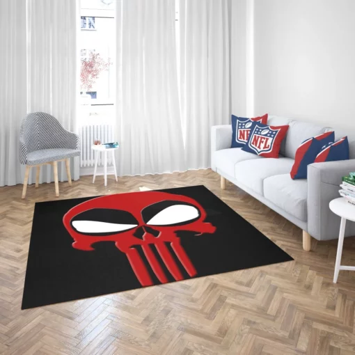 Deadpool vs. Punisher Merc Showdown Comic Rug 2