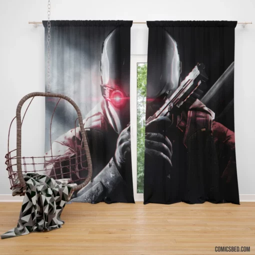 Deadshot Gun DC Precise Marksman Comic Curtain