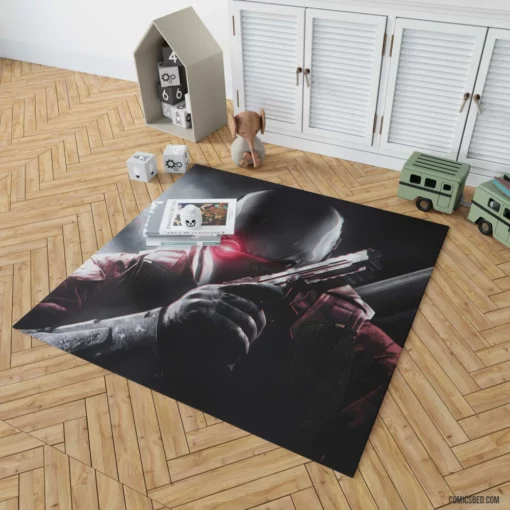 Deadshot Gun DC Precise Marksman Comic Rug 1