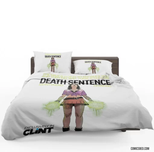 Death Sentence Grim Chronicles Comic Bedding Set