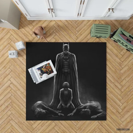 Death of Bruce Wayne Parents Tragedy Comic Rug