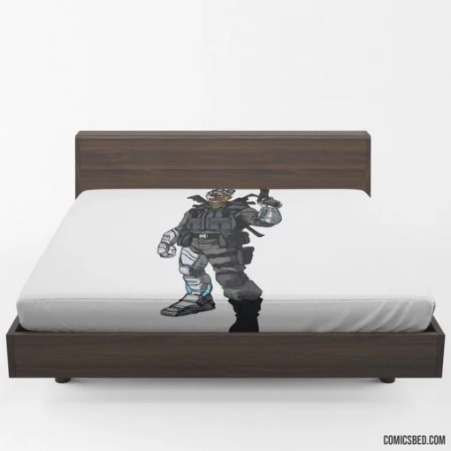 Deathlok Cybernetic Warrior Comic Fitted Sheet