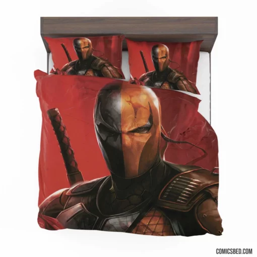 Deathstroke Art DC Lethal Mastermind Comic Bedding Set 1