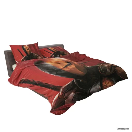 Deathstroke Art DC Lethal Mastermind Comic Bedding Set 2