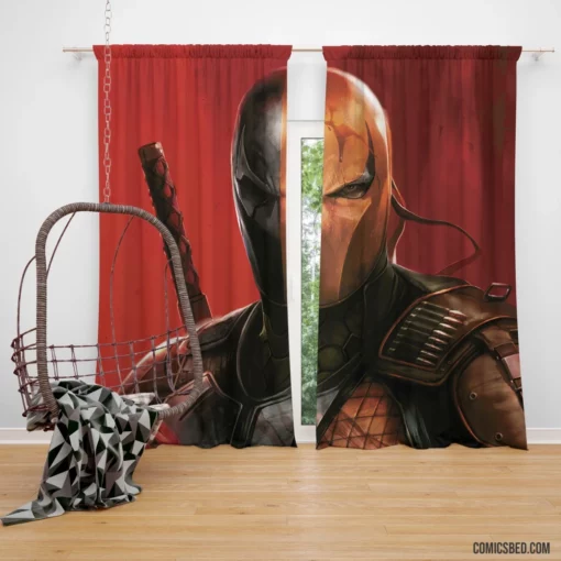 Deathstroke Art DC Lethal Mastermind Comic Curtain