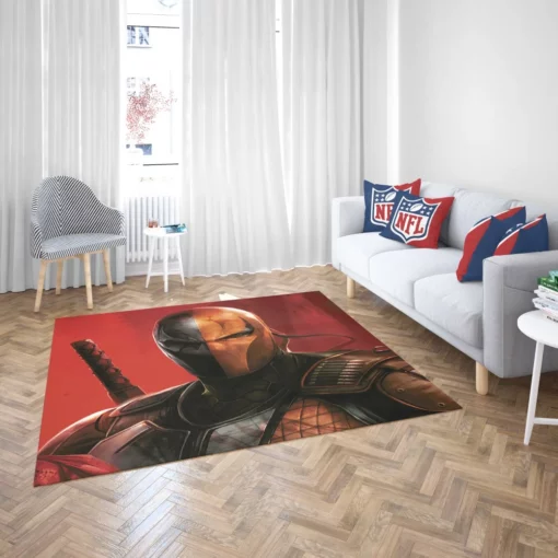 Deathstroke Art DC Lethal Mastermind Comic Rug 2